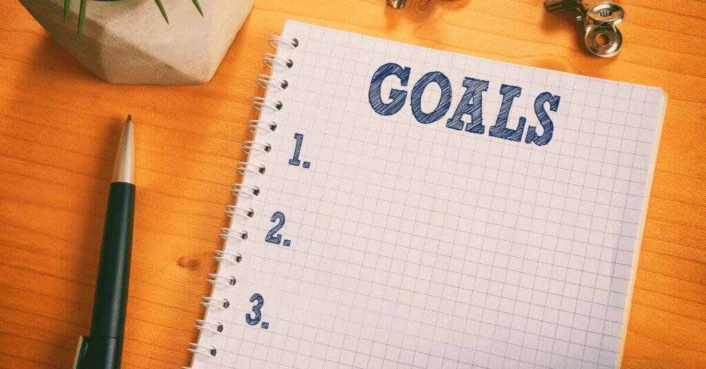 Break goals into action steps