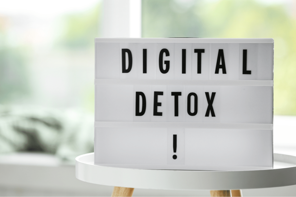 Digital detox - unplug from social media